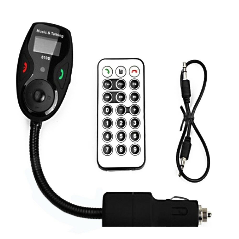 610S Bluetooth Handsfree Car FM Transmitter MP3