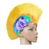 Shiny Cockscomb Hair Punk Hair Cap Bright Wig shiny rainbow yellow