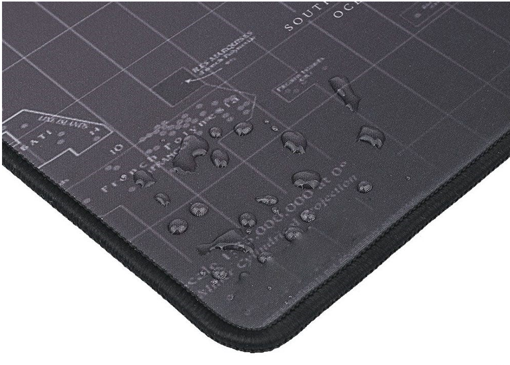 80 X 30cm Large World Map Mousepad Non-Slip Laptop Computer Keyboard Pad Mat