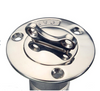 Boat Deck Fill / Filler Keyless Cap -1 1/2"- Fuel Marine 316 Stainless Steel