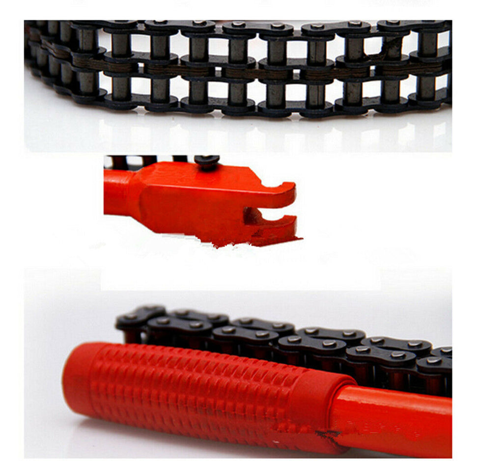 12 Pouce Deux Crochet Deux Chaîne Clé Lourd Filtre Huile Clé Tuyau