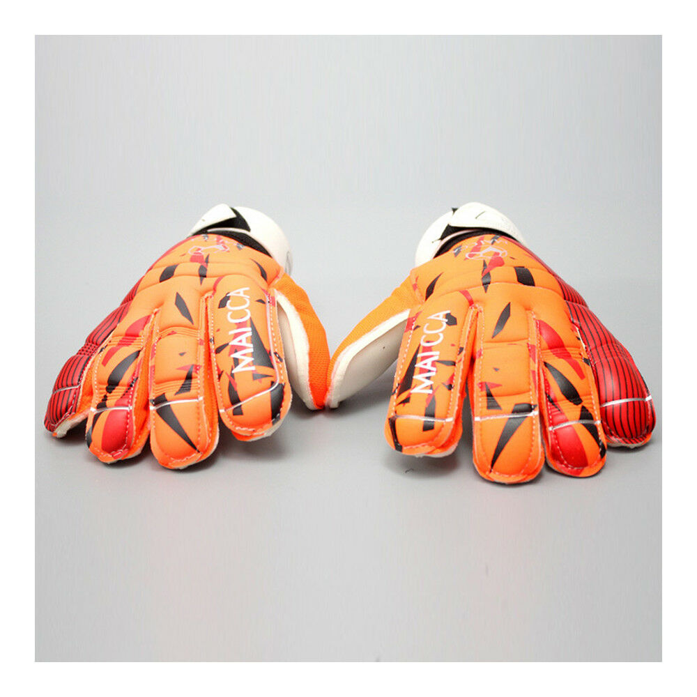 Child Teenager Goalkeeper Gloves Roll Finger   orange   S