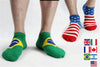 Socks -Men's - Male -7 pairs of FIags Ankle Socks