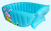 Portable Baby Kid Toddler Infant Bath Tub Inflatable Bathtub Travel Swimmer Blue