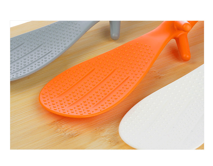 Japan and South Koreashape plastic spoon can handle squirrel vertical spoon