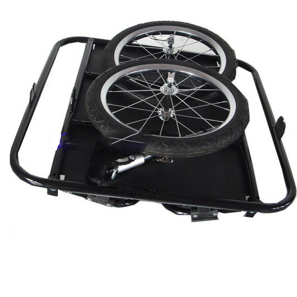 two wheel foldable bicycle bike trailer luggage barrow baggage car cargo trailer