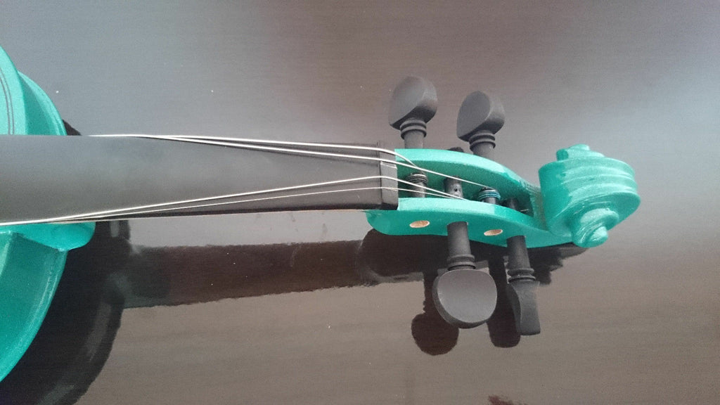 Student Acoustic Violin Size 1/8 Maple Spruce with Case Bow Rosin Green Color