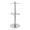 Stainless Steel Red Wine Holder Wine Glass Rotatable Stand