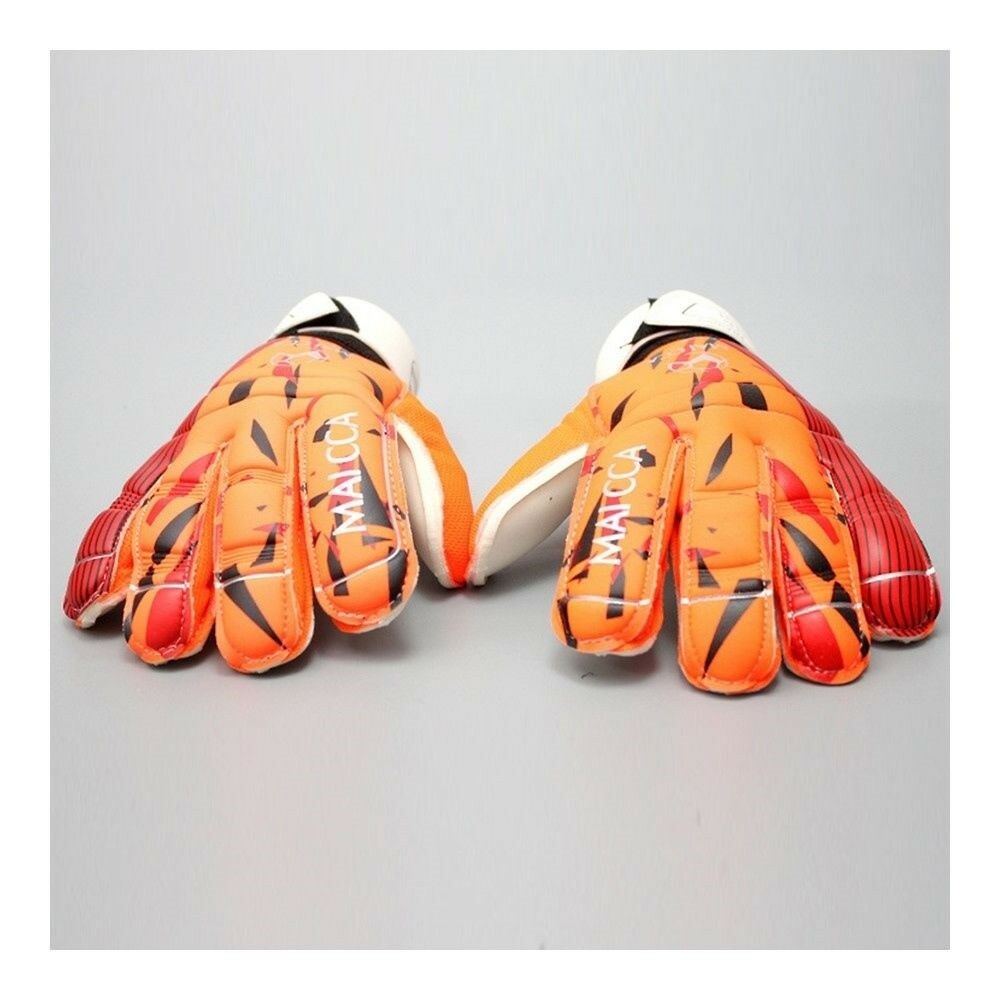 Child Teenager Goalkeeper Gloves Roll Finger   orange   S