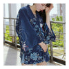 Kimono Style Batwing Sleeve Sunscreen Cardigan Coat   S