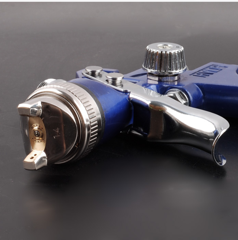 Air Paint Spray Gun HVLP 1.4 1.7 2.0MM Sprayer Gravity Feed Auto Painting