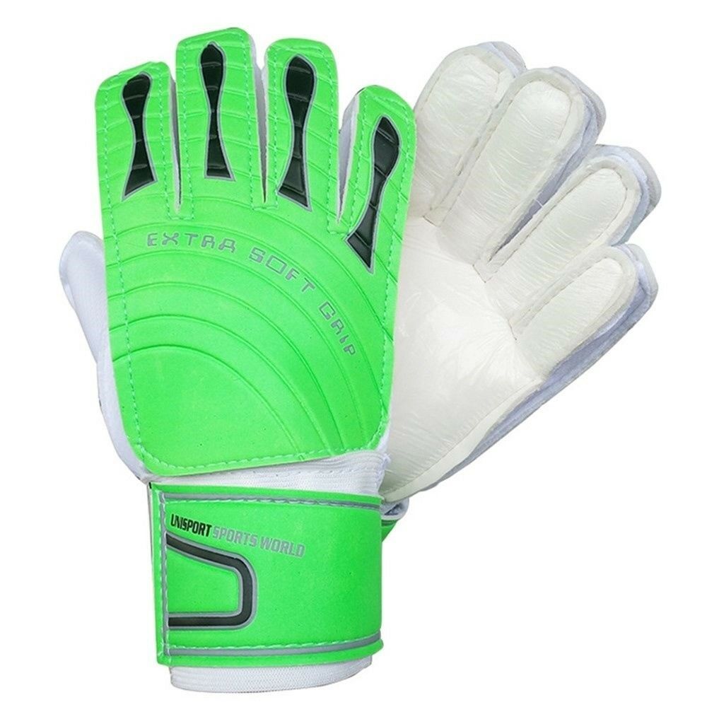 Child Goalkeeper Gloves Roll Finger   green   4