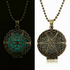 Necklace Alloy Hollow Noctilucence Pendant Necklace