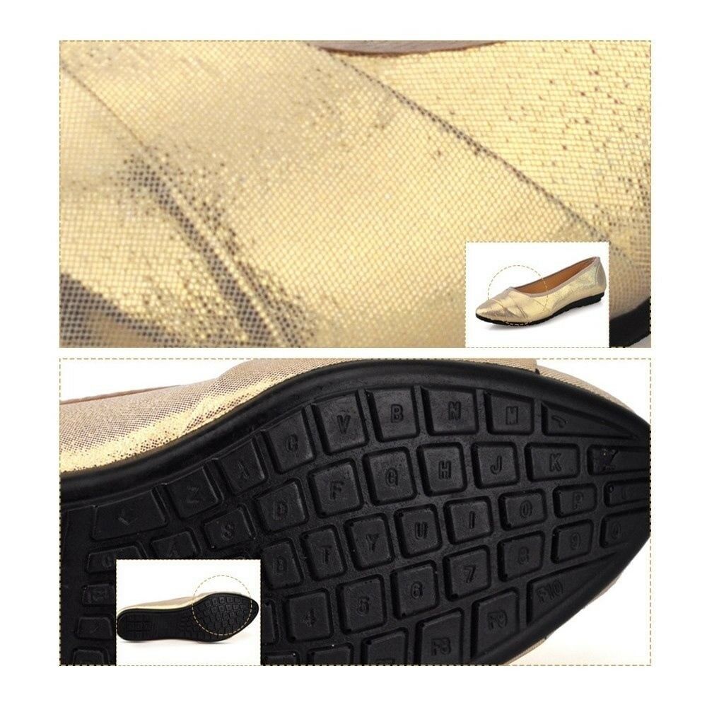 Plane Women Pointed Casual Flat Low-cut Shoes   black