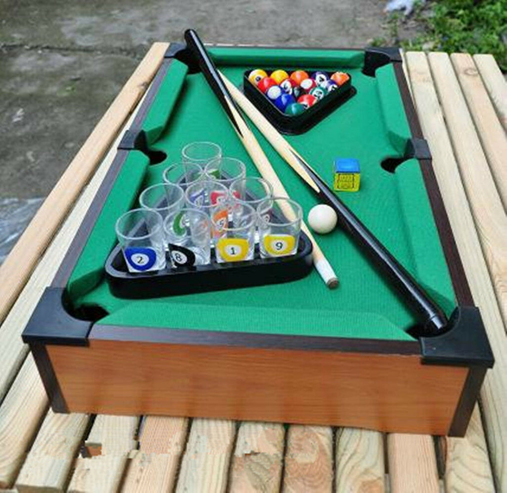Popular pool bar drinking fun toy Doujiu party mini billiards table props Wine