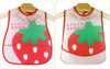 Cute Cartoon Bib Feeding Bibs Baby Bibs Saliva Towel Waterproof  Strawberry