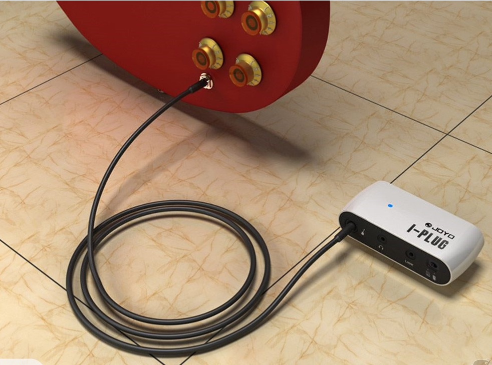 Mini Electric Guitar 3.5mm Headphones Amplifier Iplug