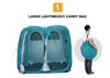 Twin Pop-Up Shower Tent Changing Room with Pad