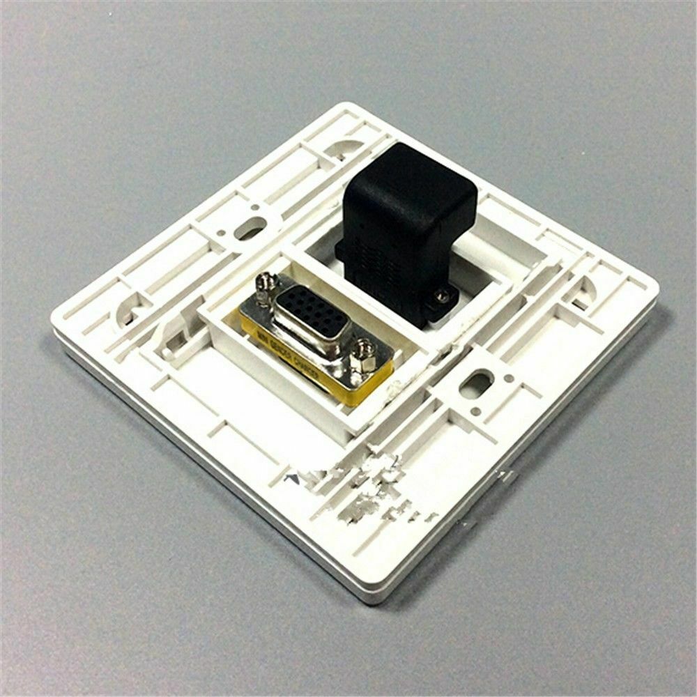 HDMI VGA Component Composite Audio Video Wall Face Plate Panel