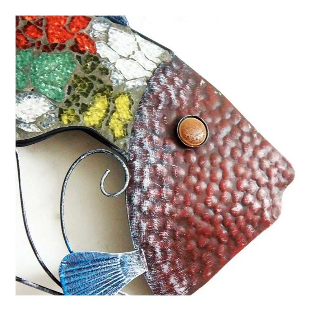 Exquisite Iron Bar Wall Hanging Decoration Mediterranean Style   A