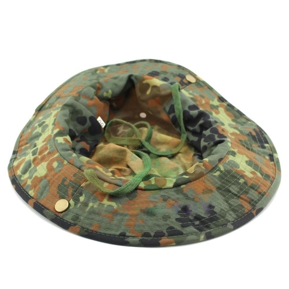 Outdoor Casual Combat Camo Ripstop Jungle Sun Hat Cap Fishing Hiking Desert Camo