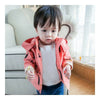 Infant Baby Boy Girl Cartoon Zipper Coat orange 66cm