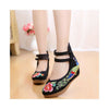 Old Beijing Cloth Shoes Embroidered Shoes High Heeled Shoes Woman National Style