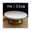 Bakeware cream cake Biaohua turntable turntable rotation steel table Decorating Decorating frame  33CM - Mega Save Wholesale & Retail