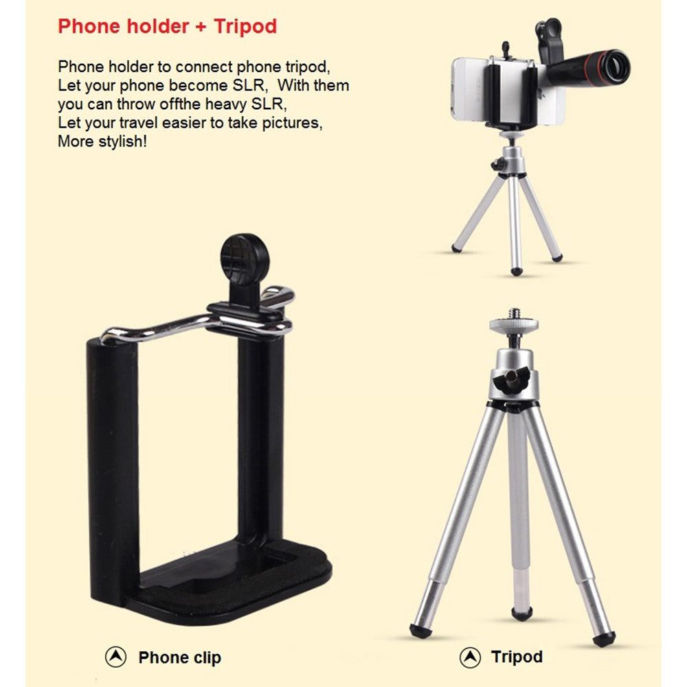 Phone camera telescope HD high-powered night vision binoculars telescope 1000 concert shipping   RED + STAND - Mega Save Wholesale & Retail - 4