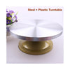 New tool steel clad Baking Pastry cream cake turntable turntable 30cm baking pottery wheel - Mega Save Wholesale & Retail