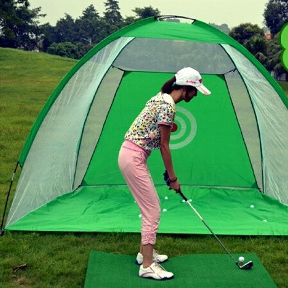 2M Golf Net Practice  Exercises Driving Chipping Soccer Cricket + Mat + 10balls - Mega Save Wholesale & Retail