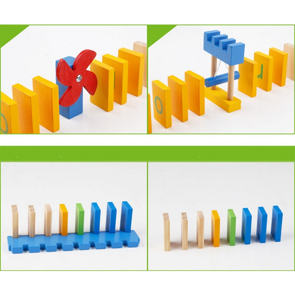 150Pcs Figures Letters Dominos Toy Children Adult Gear Intelligence Development - Mega Save Wholesale & Retail