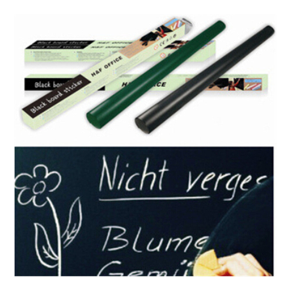 Chalk Board Sticker Wall Black Board Blackboard Vinyl Wall Sticker 45x200cm 5 Chalks - Mega Save Wholesale & Retail - 2