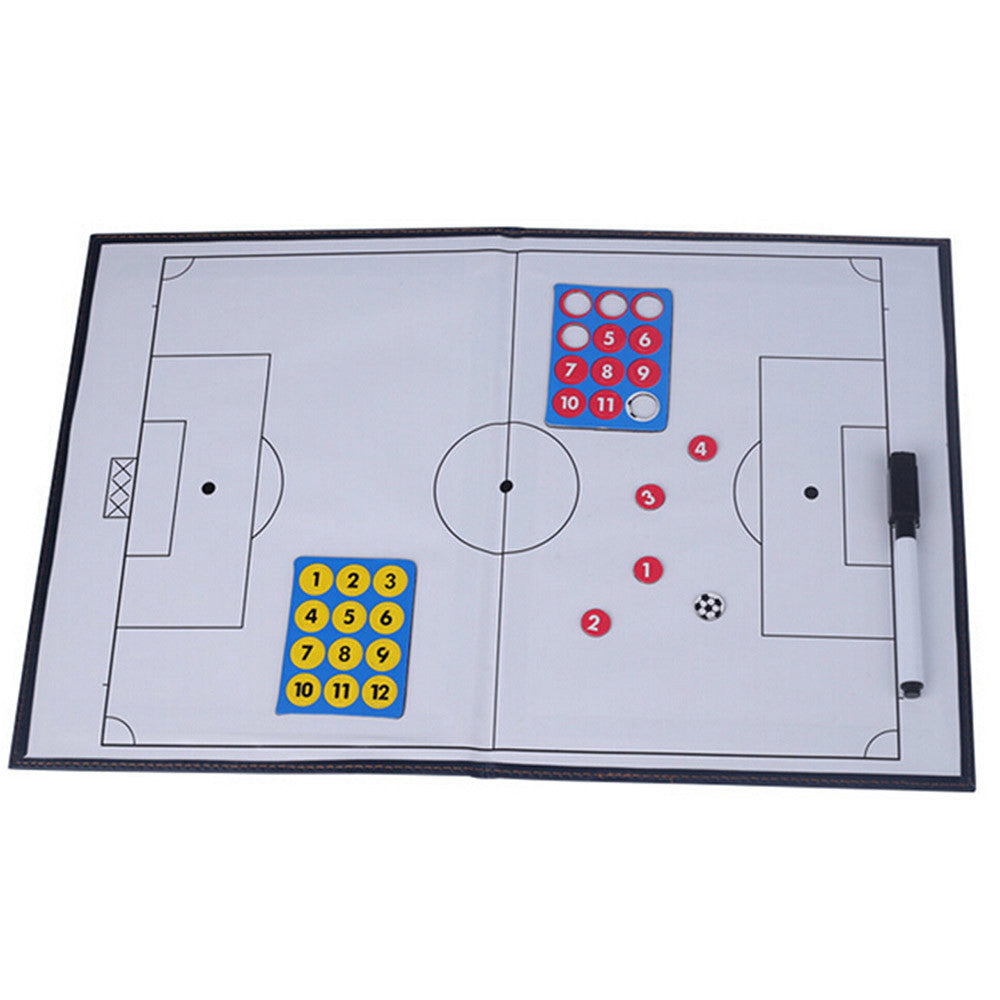 Foldable markers tactics coaching board Soccer/Football Sport strategy board Coaches Tactic Folder - Mega Save Wholesale & Retail