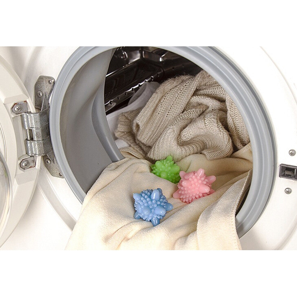 4pc Magnetic Laundry Washing Ball with random colour For machine wash and dry Fabric Softener & Fresh - Mega Save Wholesale & Retail - 3