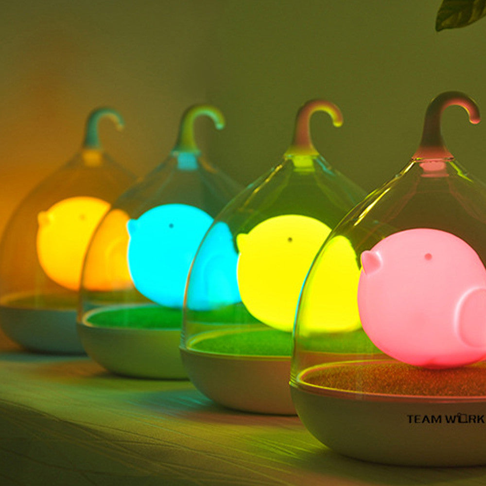 Bird Cage Lamp Touch Lamp Small Night lamp Bird Lantern Cage Lamp Led Light Blue - Mega Save Wholesale & Retail - 2