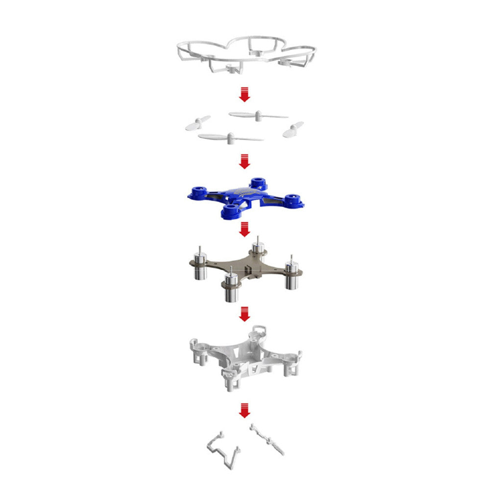 2.4G Pocket Elf Remote Control Toys 4CH 6axis RC Quadcopter Quad Copter Mini SmallHelicopters Drone - Mega Save Wholesale & Retail - 4