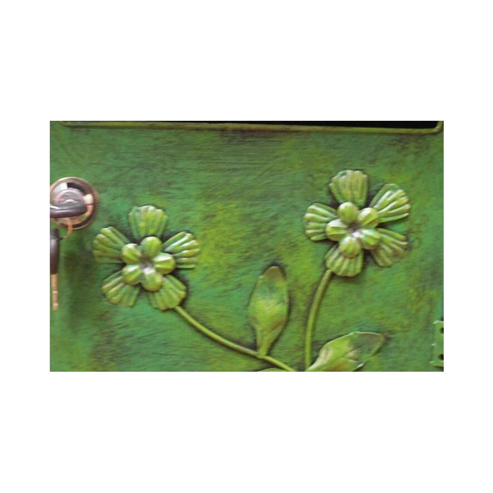 Countryside Mailbox Small Suggestion Box Iron Sheet Mailbox Vintage Ballot Box without Lock   green - Mega Save Wholesale & Retail - 4