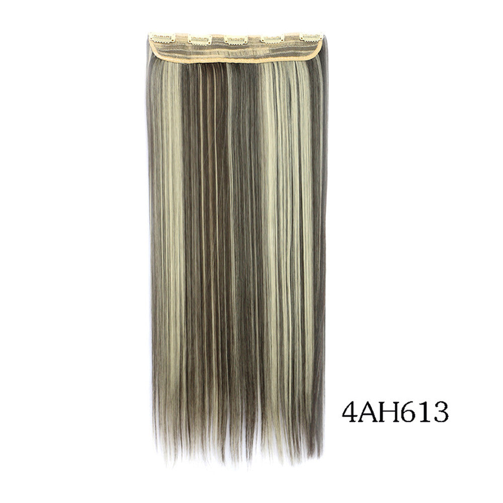 Yiwu's wig factory direct wholesale five piece long straight hair extension card issuing child wig hair piece explosion models in Europe and America  4AH613 - Mega Save Wholesale & Retail - 2