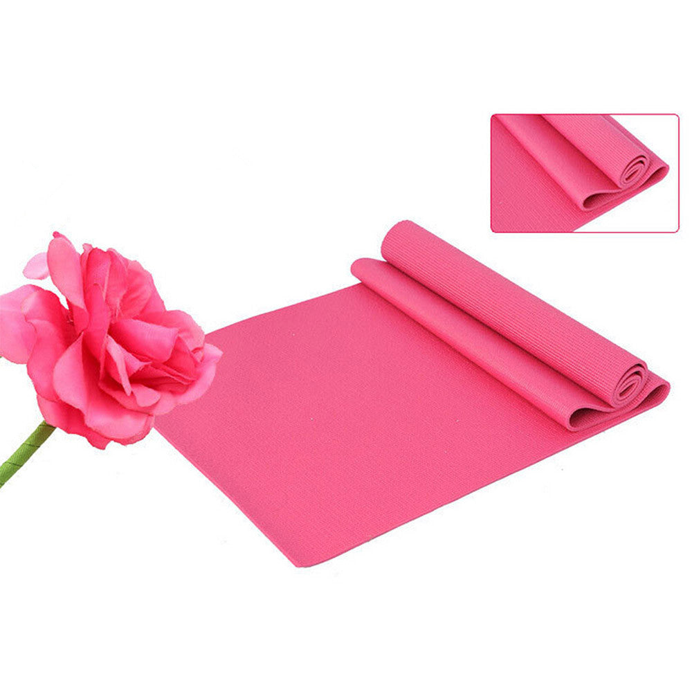 6mm Thickness Non-Slip Yoga Mat Exercise Fitness Lose Weight 68"x24"x0.24" Random Color - Mega Save Wholesale & Retail - 5