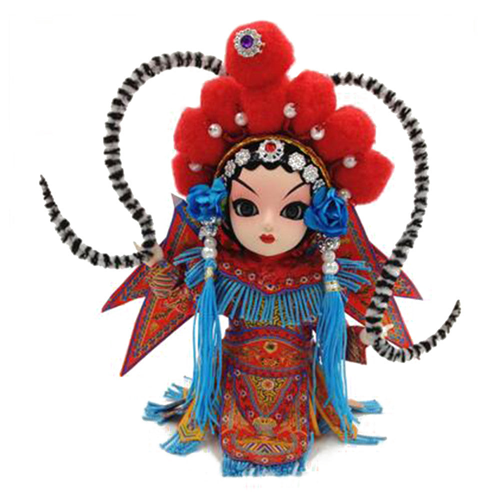 Cloth Figurine Doll Q Version Doll Table Decoration Red Mu Guiying - Mega Save Wholesale & Retail - 1