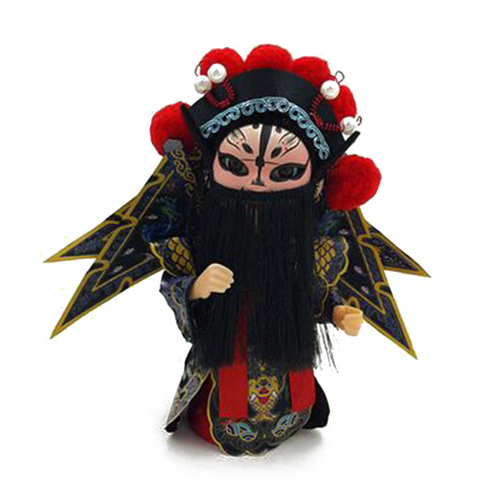 Cloth Figurine Doll Q Version Doll Table Decoration Zhang Fei - Mega Save Wholesale & Retail - 1