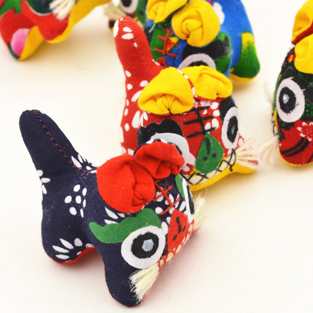 Chinese Style Small Cloth Tiger Home Decoration Table Decoration Gift - Mega Save Wholesale & Retail - 4