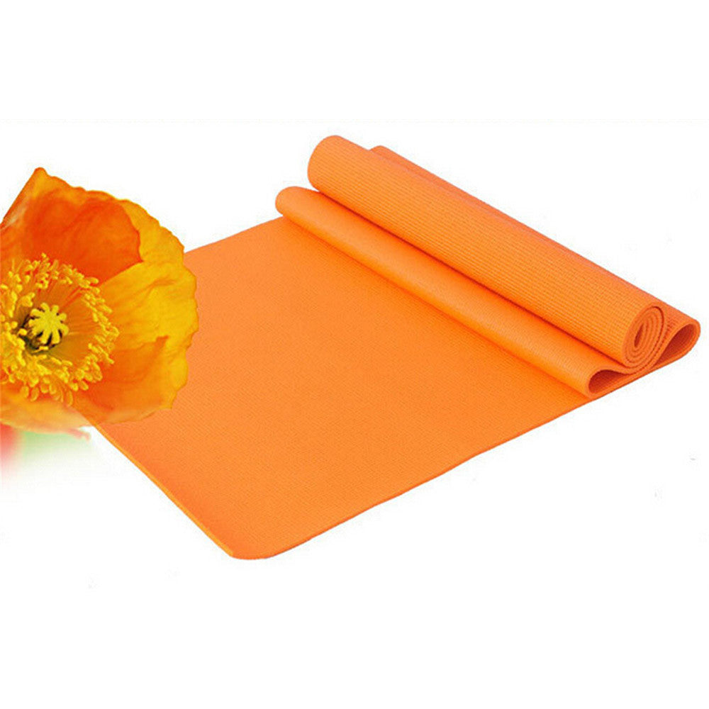 6mm Thickness Non-Slip Yoga Mat Exercise Fitness Lose Weight 68"x24"x0.24" Random Color - Mega Save Wholesale & Retail - 6