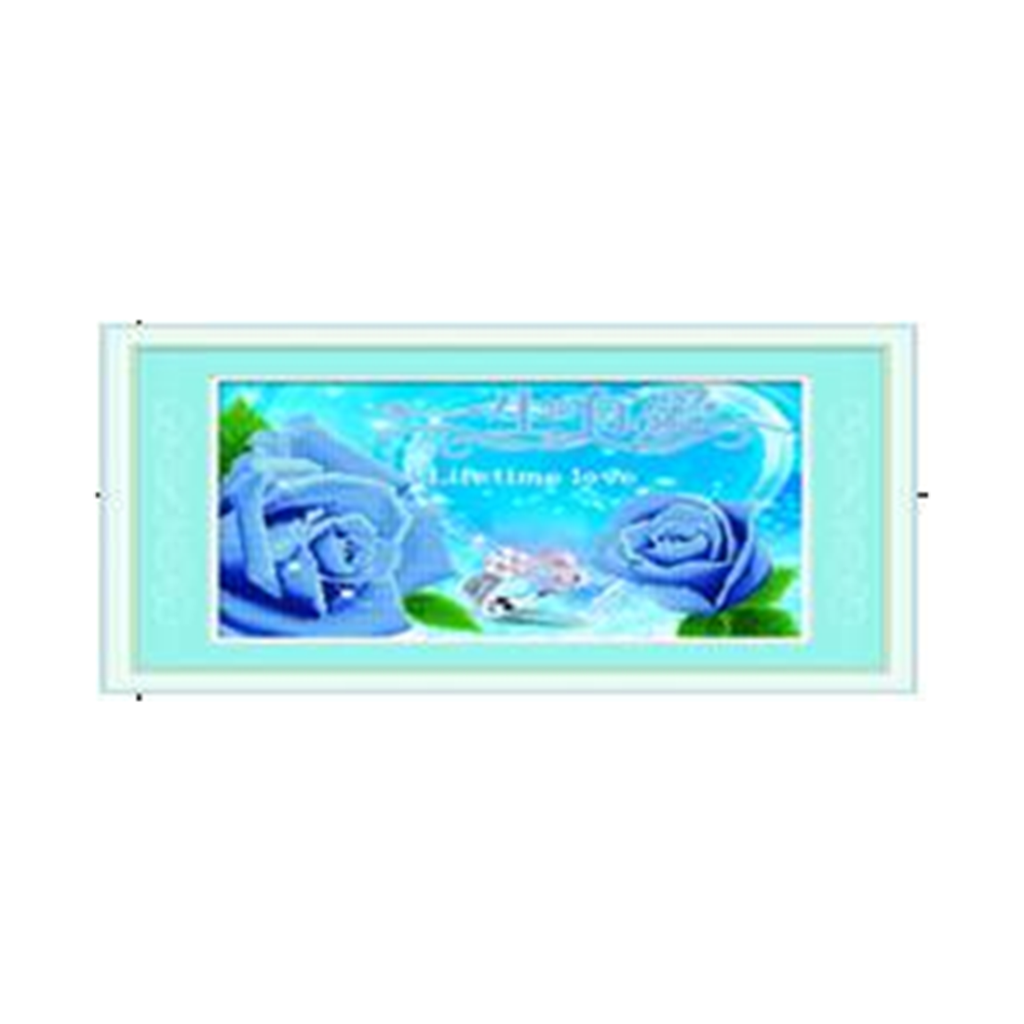 3D Diamond Stitch Love Lifelong Rose Blue  Forever True Love Diamond Painting Cross Stitch - Mega Save Wholesale & Retail