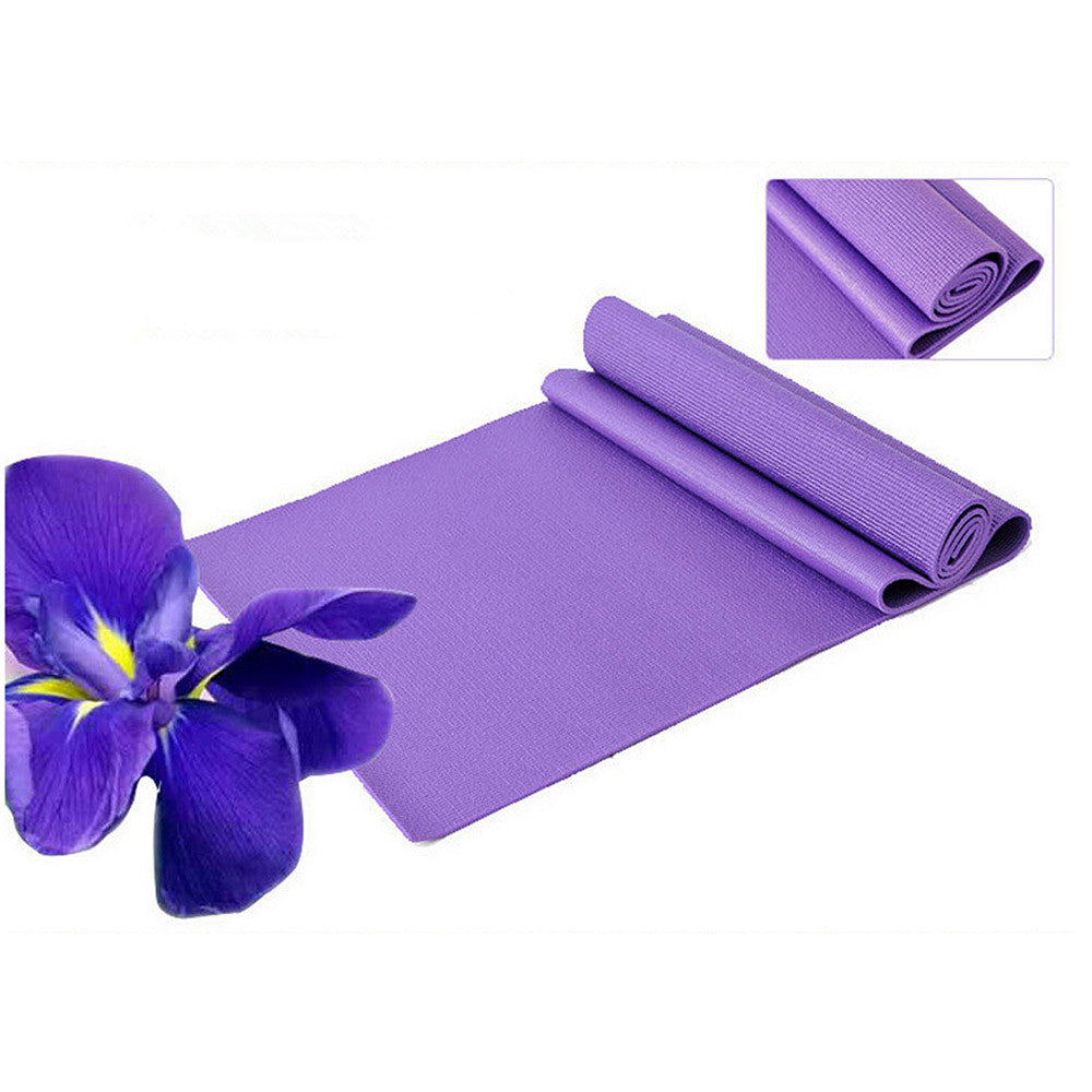6mm Thickness Non-Slip Yoga Mat Exercise Fitness Lose Weight 68"x24"x0.24" Random Color - Mega Save Wholesale & Retail - 7