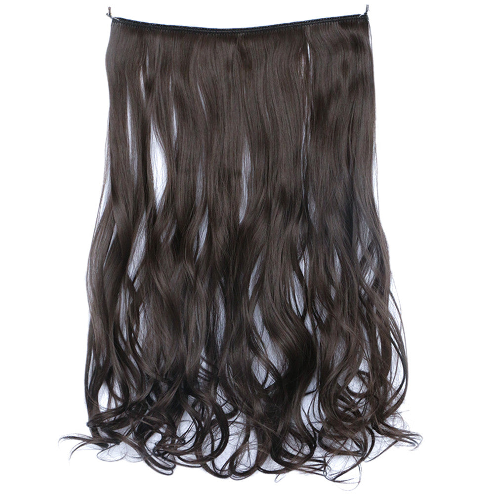 The new wig manufacturers wholesale hair extension fishing line hair extension piece piece long curly hair wig piece foreign trade explosion models in Europe and America  8# - Mega Save Wholesale & Retail - 1