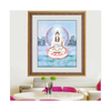 5D Diamond Painting Avalokitesvara Statue Avalokitesvara Sit on Lotus Cross Stitch Living Room Diamond Stitch Round Diamond Figure of Buddha - Mega Save Wholesale & Retail