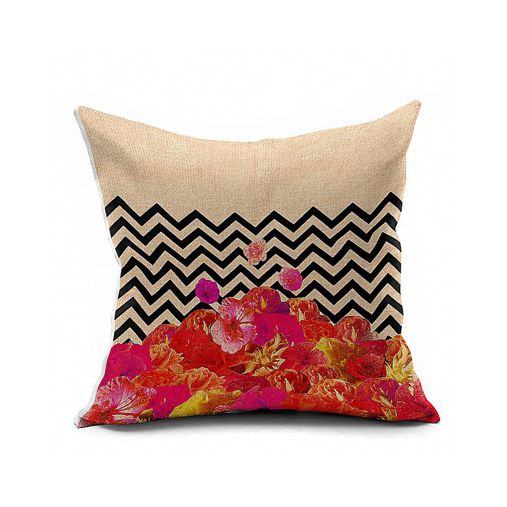 Cotton Flax Pillow Cushion Cover Comprehensive    BZ163 - Mega Save Wholesale & Retail