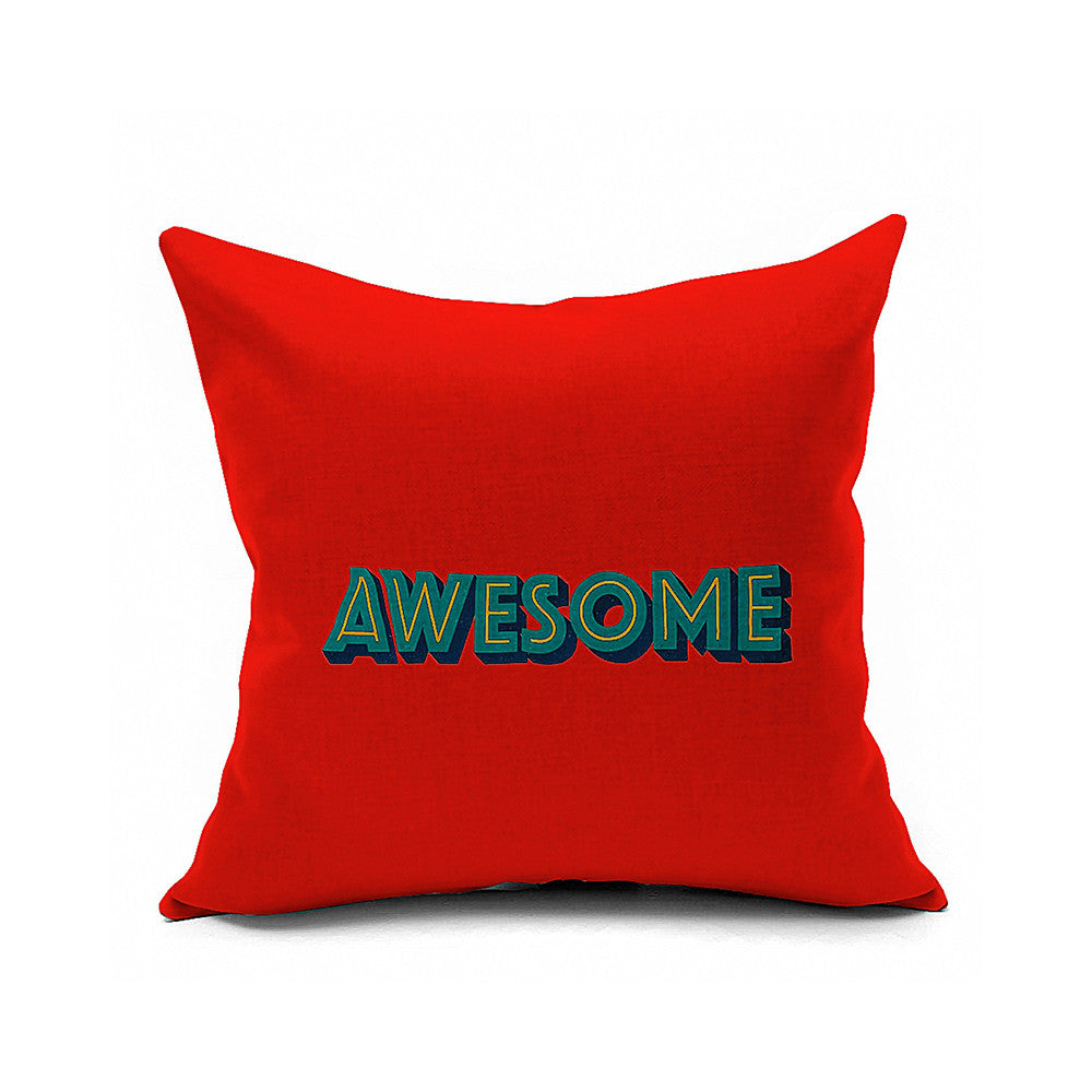 Cotton Flax Pillow Cushion Cover Comprehensive    BZ438 - Mega Save Wholesale & Retail